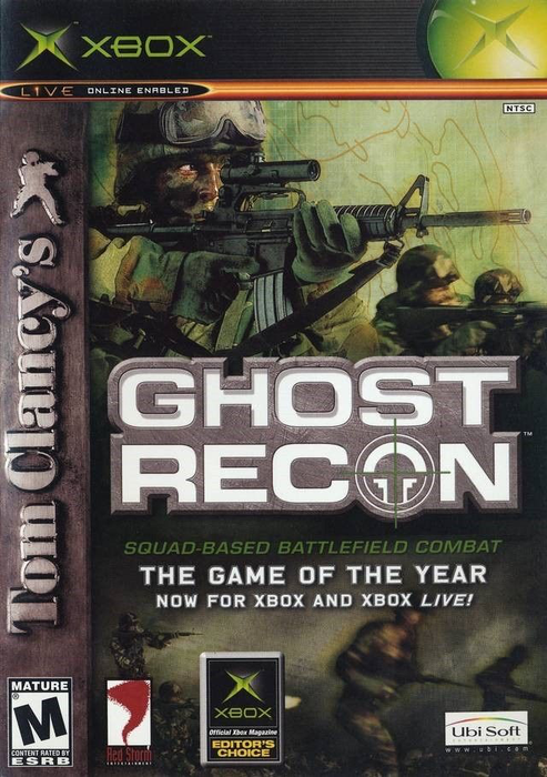 Tom Clancy’s Ghost Recon - Xbox - in Case Video Games Microsoft   