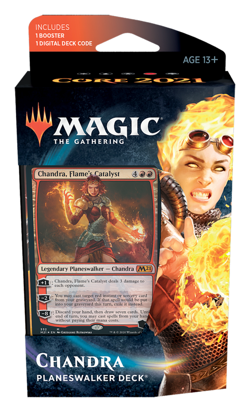 Magic the Gathering CCG: Core 2021 Planeswalker Deck - Chandra, Flame’s Catalyst CCG WIZARDS OF THE COAST, INC   