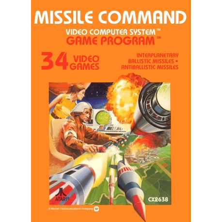 Missile Command - Atari 2600 - Loose Video Games Heroic Goods and Games   