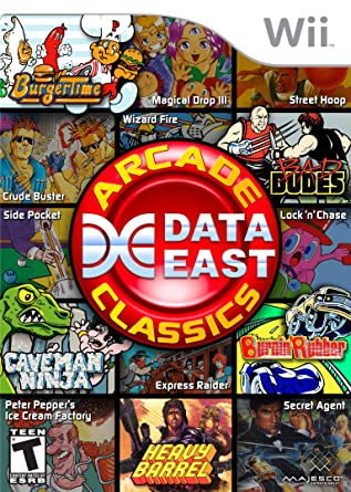 Data East Arcade Classics - Wii - in Case Video Games Nintendo   