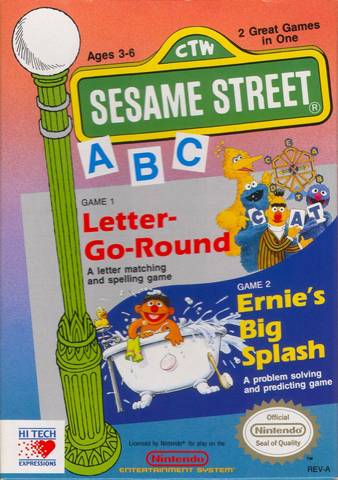 Sesame Street ABC - NES - Loose Video Games Nintendo   