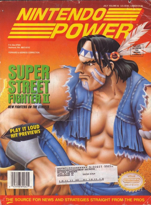 Nintendo Power - Issue 062 - Super Street Fighter II Odd Ends Nintendo   