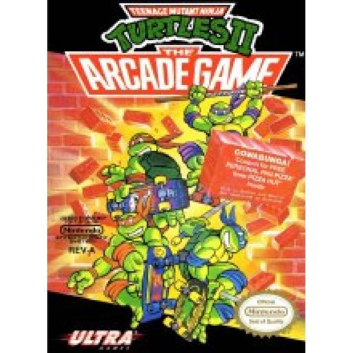 Teenage Mutant Ninja Turtles 2 - The Arcade Game - NES - Video Games Nintendo   
