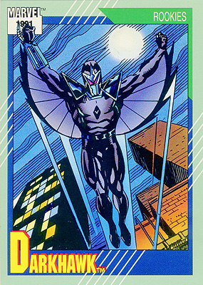 Marvel Universe 1991 - 145 - Darkhawk Vintage Trading Card Singles Impel   