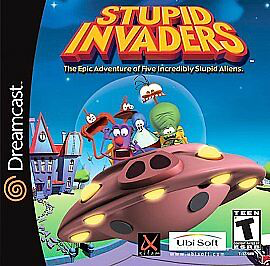 Stupid Invaders - Dreamcast - Complete Video Games Sega   