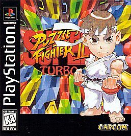 Super Puzzle Fighter II Turbo - Playstation 1 - Complete Video Games Sony   