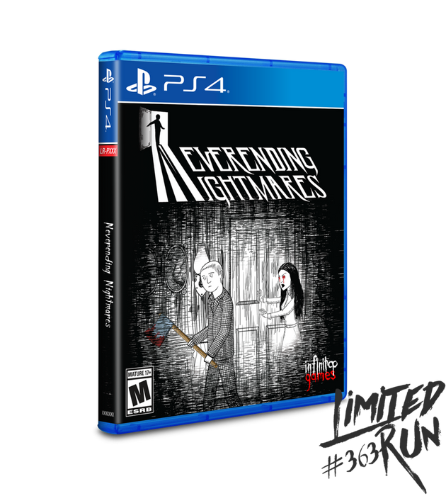Neverending Nightmares - Limited Run #363 - Playstation 4 - Sealed Video Games Limited Run   