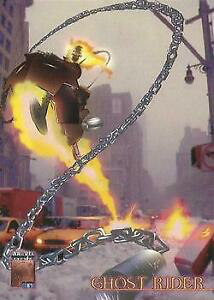 Marvel Premium QFX 1997 - 12 - Ghost Rider Vintage Trading Card Singles Fleer