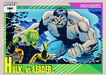 Marvel Universe 1991 - 119 - Hulk vs. Leader Vintage Trading Card Singles Impel