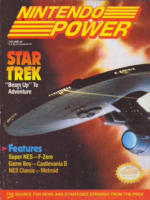 Nintendo Power - Issue 029 - Star Trek Odd Ends Nintendo   