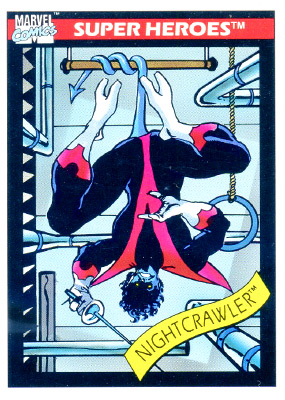 Marvel Universe 1990 - 038 - Nightcrawler Vintage Trading Card Singles Impel   
