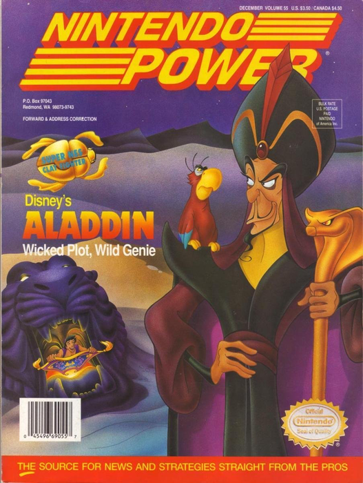 Nintendo Power - Issue 055 - Aladdin Odd Ends Nintendo   