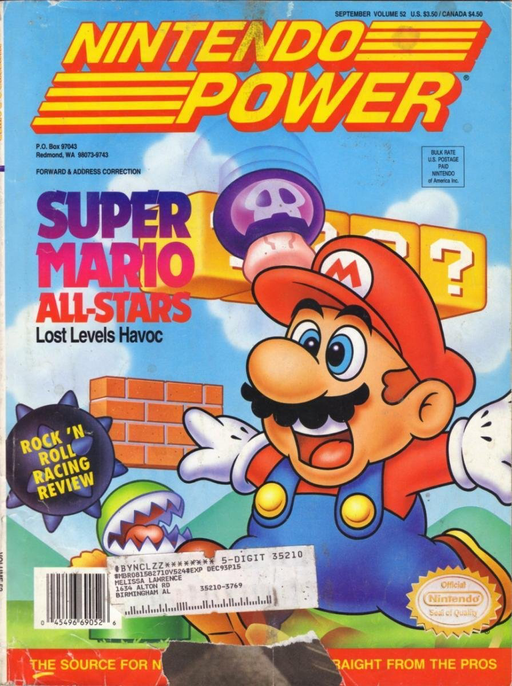 Nintendo Power - Issue 052 - Super Mario Bros All-Stars Odd Ends Nintendo   