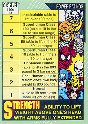 Marvel Universe 1991 - 159 - Strength and Speed Vintage Trading Card Singles Impel   