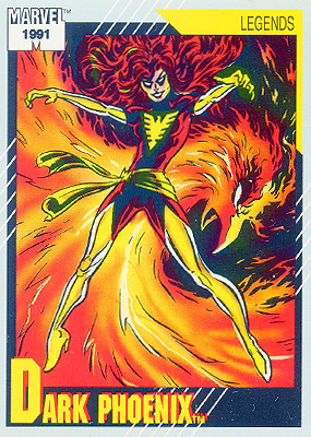 Marvel Universe 1991 - 144 - Dark Phoenix Vintage Trading Card Singles Impel   