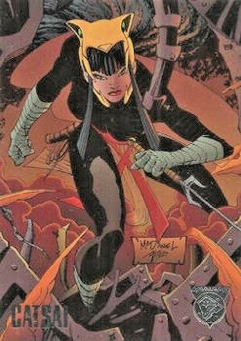 Marvel DC Amalgam 1996 - 34 - Catsai Vintage Trading Card Singles Skybox