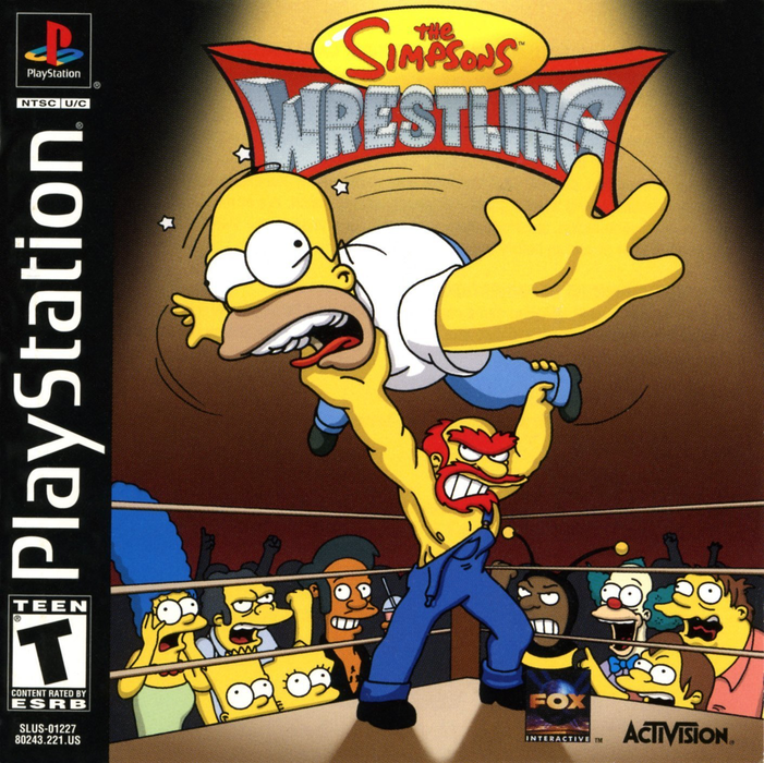 Simpsons Wrestling - Playstation 1 - Complete Video Games Heroic Goods and Games   