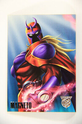 Marvel DC Amalgam 1996 - 28 - Magneto Vintage Trading Card Singles Skybox   