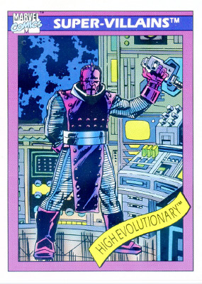 Marvel Universe 1990 - 077 - High Evolutionary Vintage Trading Card Singles Impel   