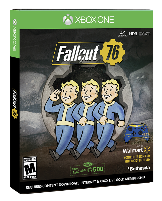 Fallout 76 Steelbook - Xbox One - Sealed Video Games Microsoft   