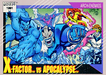 Marvel Universe 1991 - 101 - X-Factor vs. Apocalypse Vintage Trading Card Singles Impel