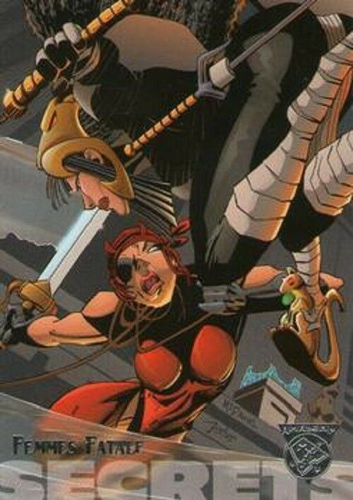 Marvel DC Amalgam 1996 - 57 - Femmes Fatale Vintage Trading Card Singles Skybox