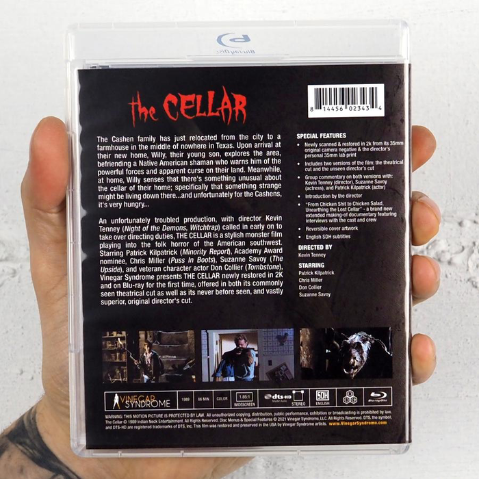 The Cellar - Blu-Ray - Limited Edition Slipcover - Sealed Media Vinegar Syndrome   