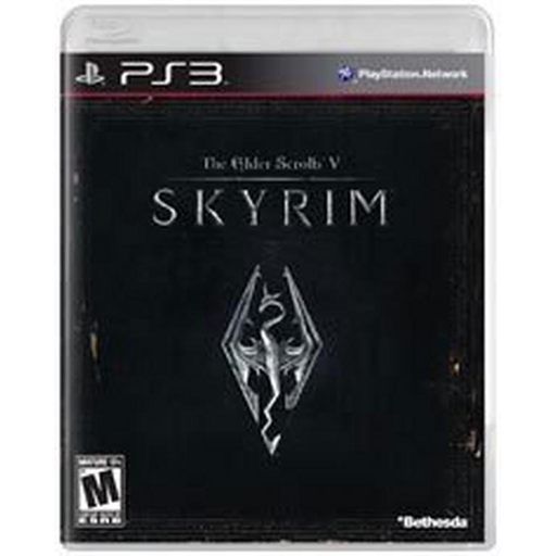 Skyrim - Elder Scrolls V - Playstation 3 - in Case Video Games Sony   