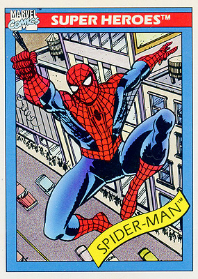 Marvel Universe 1990 - 029 - Spider-Man Vintage Trading Card Singles Impel   