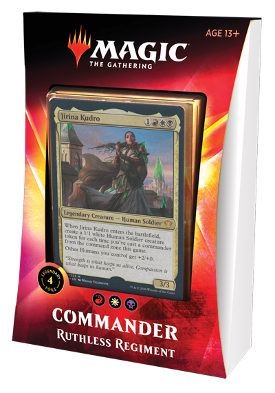 Magic the Gathering CCG: Commander - Ruthless Regiment CCG WIZARDS OF THE COAST, INC   