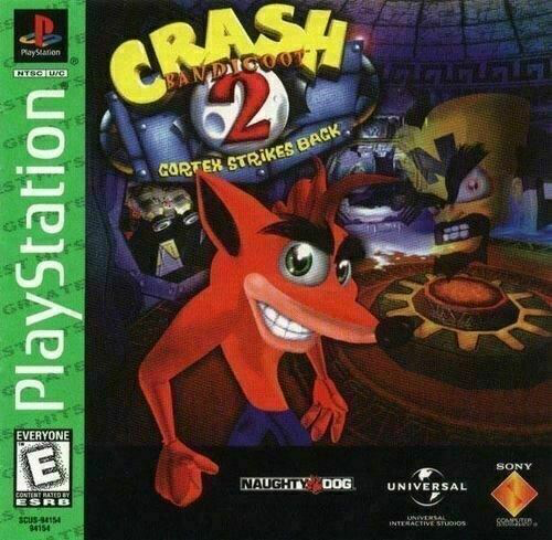 Crash Bandicoot 2 - Cortex Strikes Back - Greatest Hits - Playstation 1 - Complete Video Games Sony   