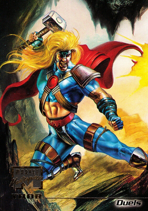 Marvel Masterpieces 1996 - 82 - Thor Vintage Trading Card Singles Heroic Goods and Games   