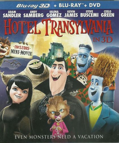 Hotel Transylvania - Blu-Ray 3D Media Heroic Goods and Games   
