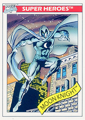 Marvel Universe 1990 - 026 - Moon Knight Vintage Trading Card Singles Impel   