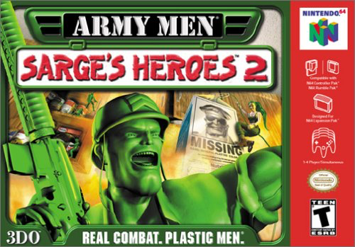 Army Men - Sarge’s Heroes 2 - N64 - Loose Video Games Nintendo   