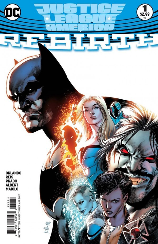 Justice League Of America: Rebirth #01A Comics DC   