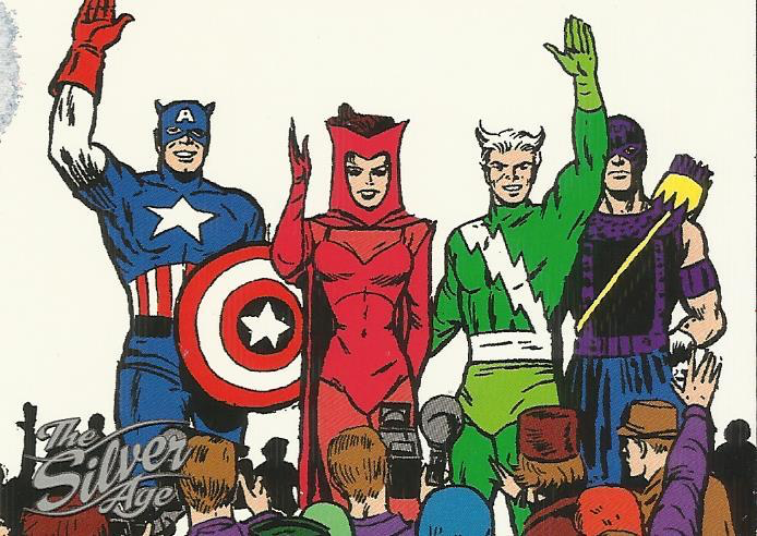 Marvel - The Silver Age 1998 - 46- Avengers #16 Vintage Trading Card Singles Skybox