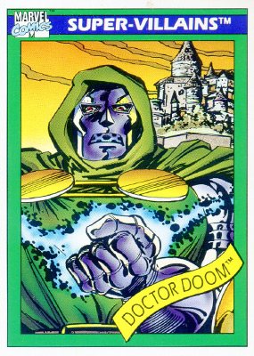 Marvel Universe 1990 - 060 - Doctor Doom Vintage Trading Card Singles Impel   