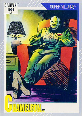 Marvel Universe 1991 - 061 - Chameleon Vintage Trading Card Singles Impel   