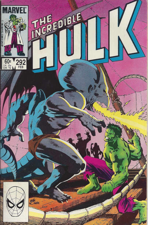 Incredible Hulk, Vol. 1 #292A Comics Marvel   
