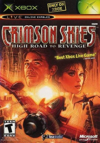 Crimson Skies - Xbox - in Case Video Games Microsoft   