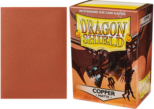 Dragon Shields: (100) Matte Copper Accessories ARCANE TINMEN   
