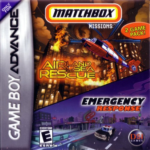 Matchbox Missions Air Land Sea Rescue & Emergency Response - Game Boy Advance - Loose Video Games Nintendo   