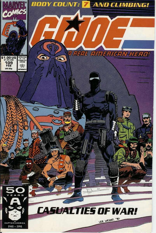 G.I. Joe: A Real American Hero (Marvel) #109 Comics Marvel   