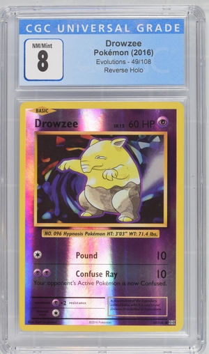 Pokemon - Drowzee - Evolutions 2016 Reverse Holo