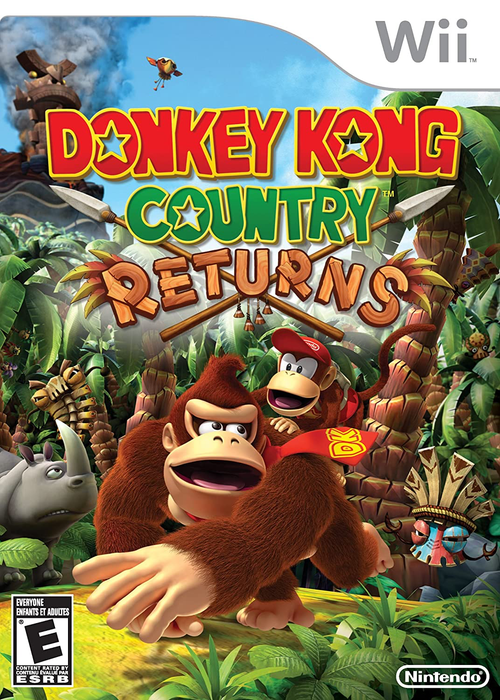 Donkey Kong Country Returns - Wii - in Case Video Games Nintendo   