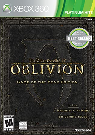 Oblivion - Elder Scrolls IV Game of the Year Edition - Xbox 360 - in Case Video Games Microsoft   