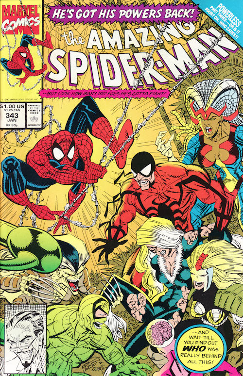 Amazing Spider-Man, Vol. 1 - #343A Comics Marvel   