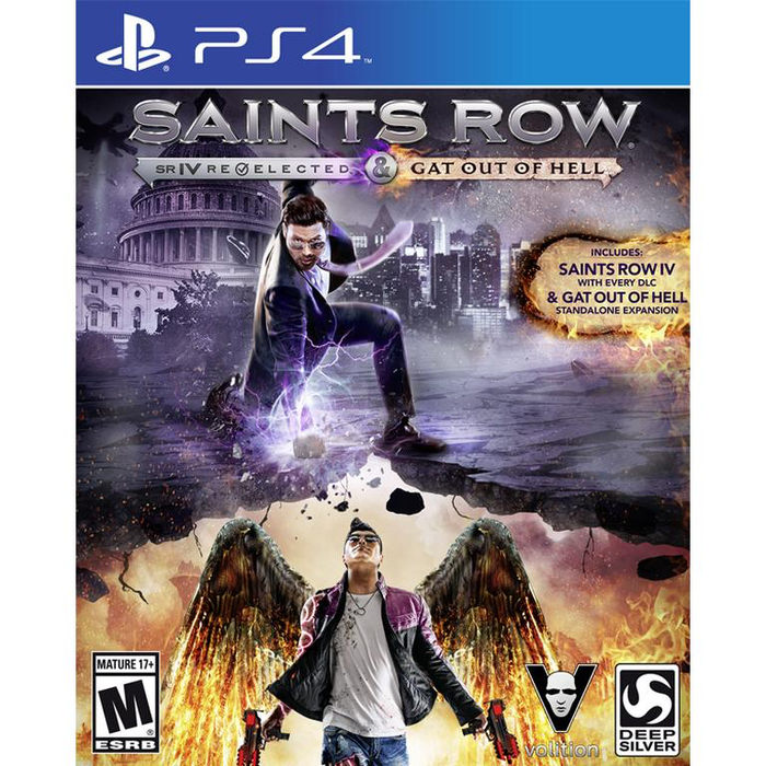 Saints Row IV - Re-Elected & Gat Out of Hell - Playstation 4 - in Case Video Games Sony   
