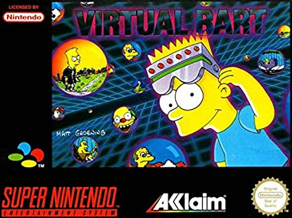 Virtual Bart - SNES - Loose Video Games Nintendo   
